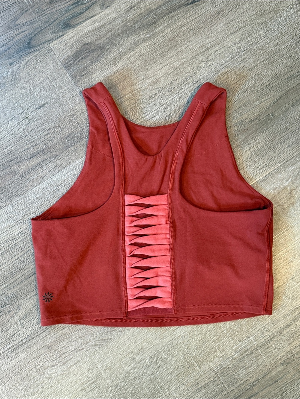 Athleta Crop Sports Bra with Back Detail